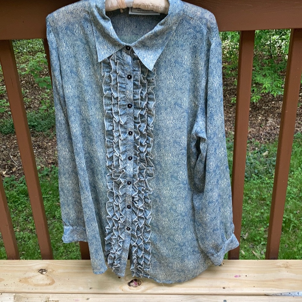 Simonton ruffle blouse